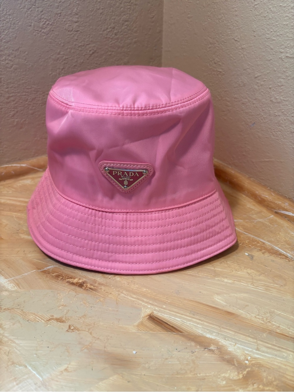 Prada Hot Pink and Black Bucket Hat